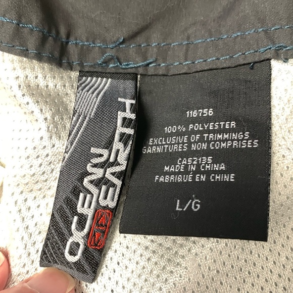 Ocean Earth NWOT Mens Lined Board Shorts, Camo, 2 Velcro Pockets, 1 Key Pocket - Picture 8 of 17